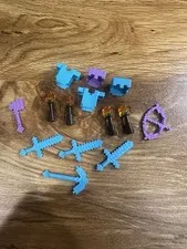 Lego minecraft minifigure armor and weapons