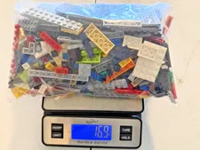 1 LB Genuine LEGO Plates Used Mixed Colors Sizes Bulk Building Parts Lot