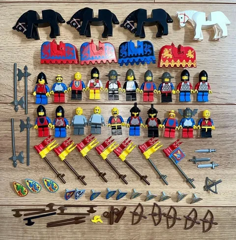 LEGO Minifigure Castle Knight Soldier Lot Set Bulk Sale