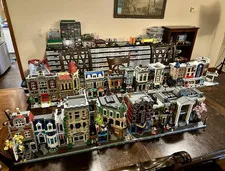 Ultimate LEGO Modular City Collection, MILS, Roads & Organized Brick Inventory