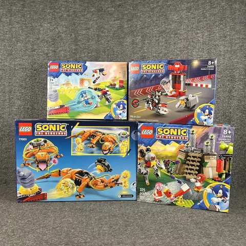 LEGO Sonic Bundle 76995 77001 77003 76998 Factory Sealed NIB 4 Set Lot