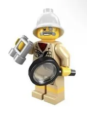 LEGO (8684) CMF Series 2 Jungle Explorer Minifigure col02-7 Complete w/Accessory
