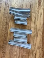 Lego Duplo Gray Track Bridge Ramps Lot of 8 bridge pieces for two bridges