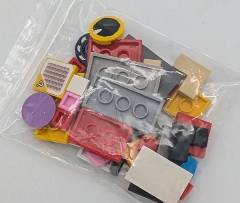 LEGO various size/shape tiles (16+ pcs)   various colors Brick lot