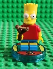 Lego Dimensions Bart Simpson Minfigure Authentic