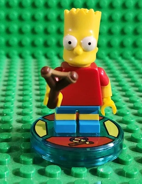 Lego Dimensions Bart Simpson Minfigure Authentic