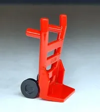 NEW LEGO® Minifigure Hand Truck Cart Dolly Tool Red Untensil