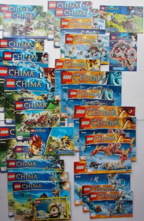 29 Lego The Legends Chima Manuals No Legos Manuals Only