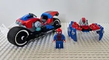 LEGO Spiderman BIKE RESCUE 76113 Motorcycle Only Complete w 30451 Spider Crawler