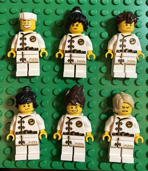 LEGO NINJAGO Spinjitzu Training Nya cole kai jay zane lloyd Minifigure