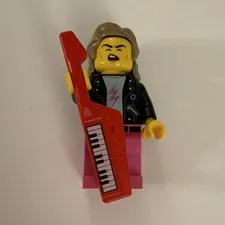LEGO CMF Series 20 71027 80’s rocker minifigure BEAUTIFUL CONDITION 