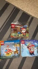 Lego Sets. Lot Of 3. Xmas! 30573, 30580, 30670. Santa Sets