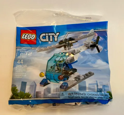 New LEGO City set 30351 POLICE HELICOPTER Polybag Girl cop