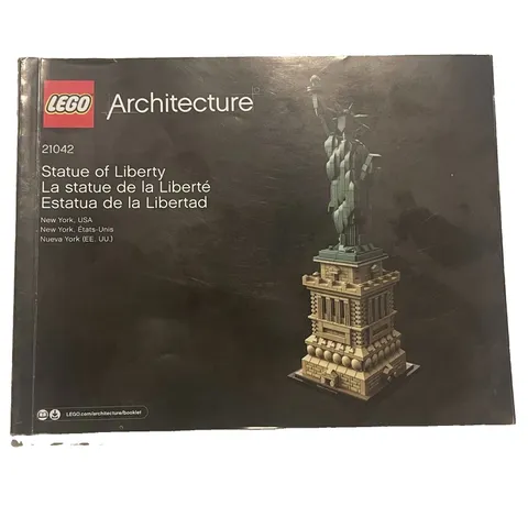 Lego Architecture Statue of Liberty Manual 21042