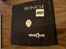 LEGO Bionicle Toys R Us KOOL PAK Fold-Out Mask Carrying Case Black Clear Pockets