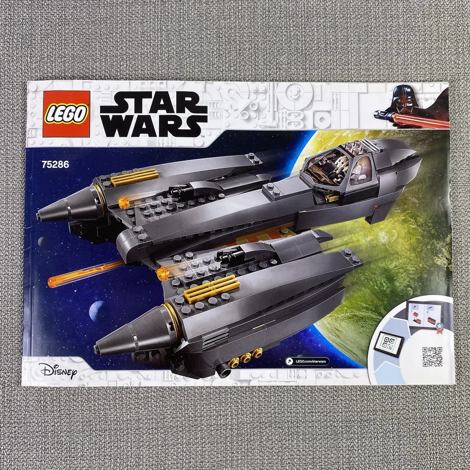 LEGO INSTRUCTIONS 75286 Star Wars General Grievous Starfighter Book Manual ONLY