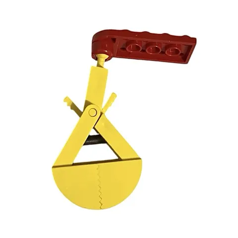 LEGO Vintage Yellow Crane Grab Jaws Bucket w/ Spring and Arm