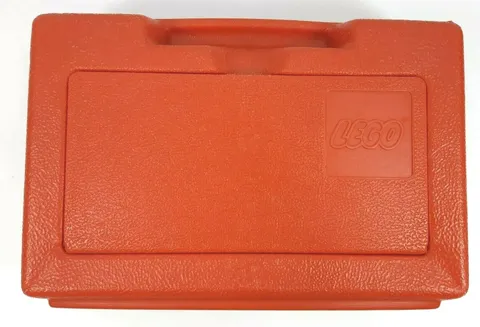 LEGO Carrying Storage Hard Case Suitcase Red Flip Top Door Plastic Canadian Made
