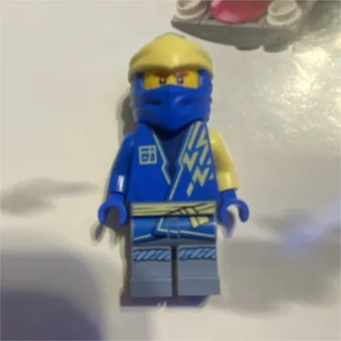 LEGO NINJAGO Blue Ninja Minifigure w/ Hood Mask, Plastic, Age 5+