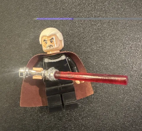 Lego Star Wars Minifigure Count Dooku - 7752, 9515 RARE Exclusive