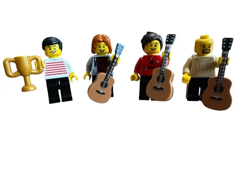 Lego Lot Of 4 Musican Lego Characters Random Lot Sold Together