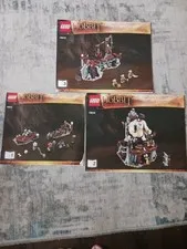 LEGO 79010 The Hobbit The Goblin King Battle Instruction Manuals Only 3 Books