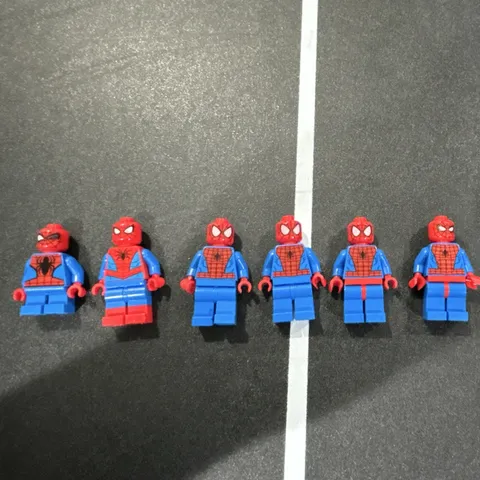 LEGO Spider-Man Minifigure Lot of 6  Good Condition