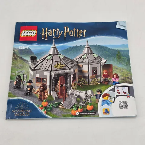 LEGO 75947 Harry Potter Hagrid's Hut Buckbeak Rescue Instruction Manual Only
