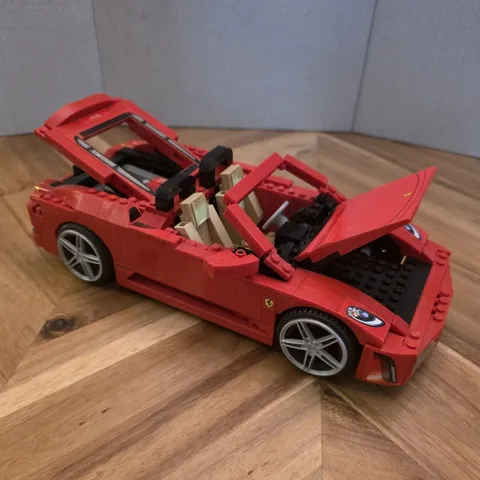 Lego Ferrari F430 Spider Set - Good Condition - Missing Just A Few Pieces