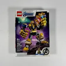 Lego Thanos Mech Minifigure Marvel Avengers Retired Sealed Set #76141 2020 Rare