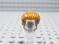 LEGO Dark Orange Hair w/ Swept Ponytail Horse Tail Minifig BQ