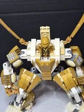 Lego Ninjago 2012 Lloyds Golden Mech Not Complete