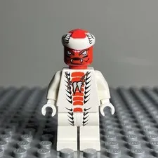 LEGO minifigure Snappa njo0035 Ninjago Rise of the Snakes 9442 white snake - 2E