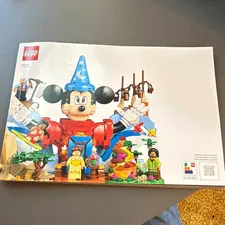 LEGO 43221 Disney 100 Celebration DISNEY Instruction Booklet Manual ONLY 2023