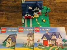 LEGO Creator 5891 House 3 in 1 set w/ Instruction Manuals 97% Complete