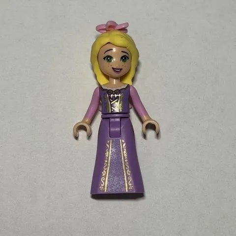 LEGO Rapunzel Disney Princess Minifigure w/Braided Hair & Flowers