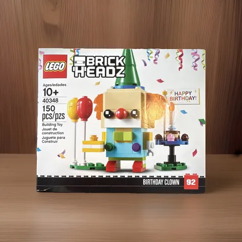 LEGO BrickHeadz 40348 Birthday Clown 150 Pieces Building Set Ages 10+