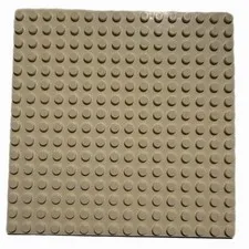 LEGO 16 X 16 5”x5” WHITE #91405 BASEPLATE W/ UNDERSIDE RIBS PREOWNED GREAT COND.
