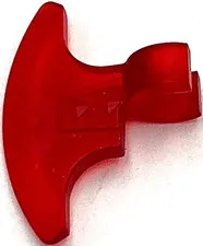 Lego New Trans-Red Minifigure Weapon Axe Head with Clip Part