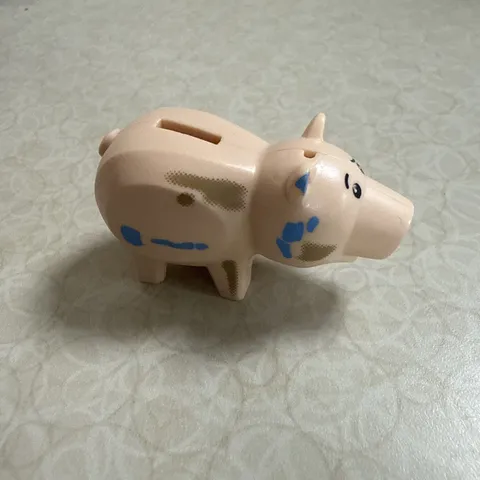 LEGO - Animal - Pig 'Hamm' Mini Figure with Dirt Pattern - Light Flesh