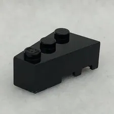 LEGO 6565 Black Wedge 3 x 2 Left (x1)