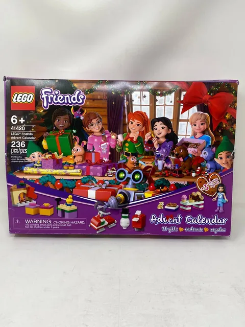 LEGO Friends 41420 Advent Calendar - 24 Mini Figures & Gifts - 2020 Edition