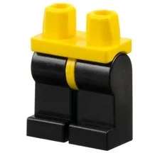 LEGO® Part 970c11 - Hips and Black Legs