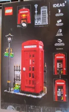☎️ LEGO 21347 Red London Telephone Box IDEAS * Functional Phone Stand LIGHTS UP!