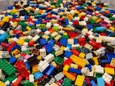 Bulk Loose Lego Bricks  Building Blocks Clean Colorful One Pound Mixed Lot