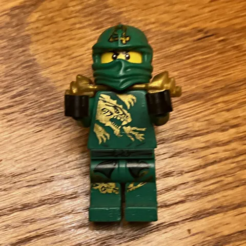 LEGO Ninjago Lloyd DX Minifigure – Rare – Damaged/Worn – Wrong Mask