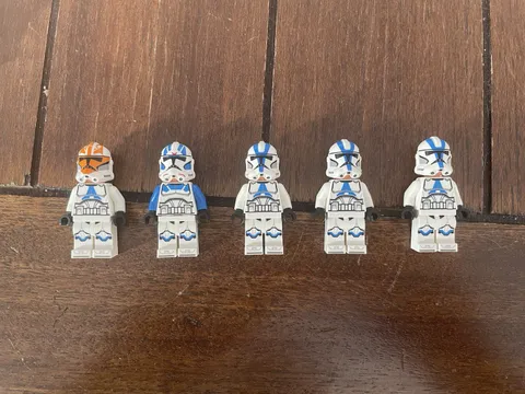 Authentic LEGO Star Wars 501st Clone Trooper Lot, 332nd, Jet