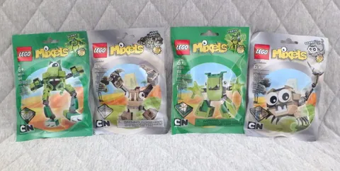 LEGO MIXELS SERIES 3 FIGURE  LOT SCORPI  GLOMP  HOOGI  TORTS
