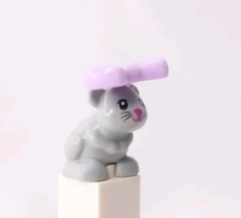 LEGO Friends Minifigure Hamster Mouse Black Eyes