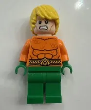 LEGO® Minifigure Super Heroes sh0050 Aquaman Yellow Tousled HairGreat Condition 